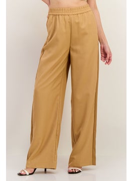 Women Regular Fit Strength Leg Plain Pants, Tan - pzsku/Z98F03B3D08E891692B8AZ/45/_/1737642528/eaa82197-2574-486c-bf5d-ff2c2b4d472e