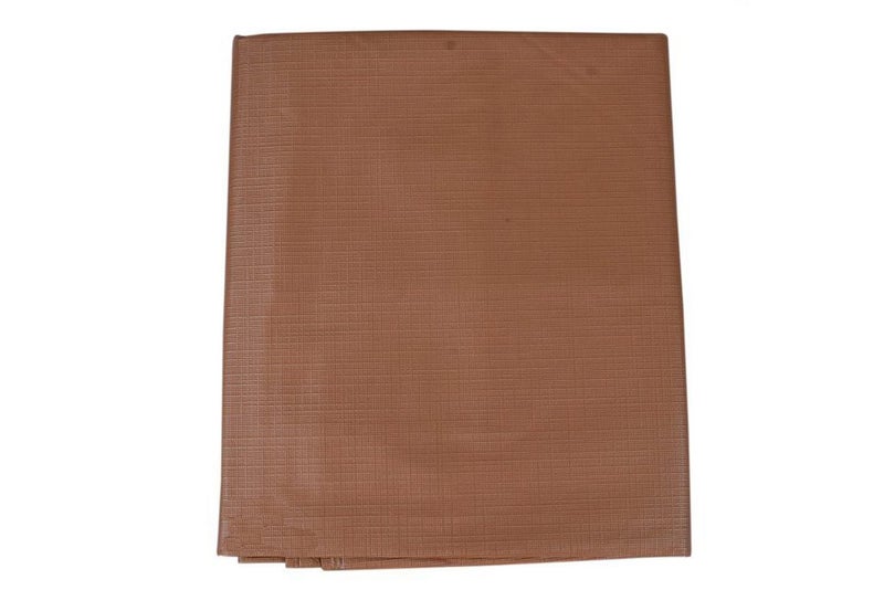 Nonibud GoodLuck Waterproof Plastic Mattress Protection Sheet for Baby and Adult - Double Bed/King Size - 7.5 x 6.5 feet - Golden Brown - Image 3