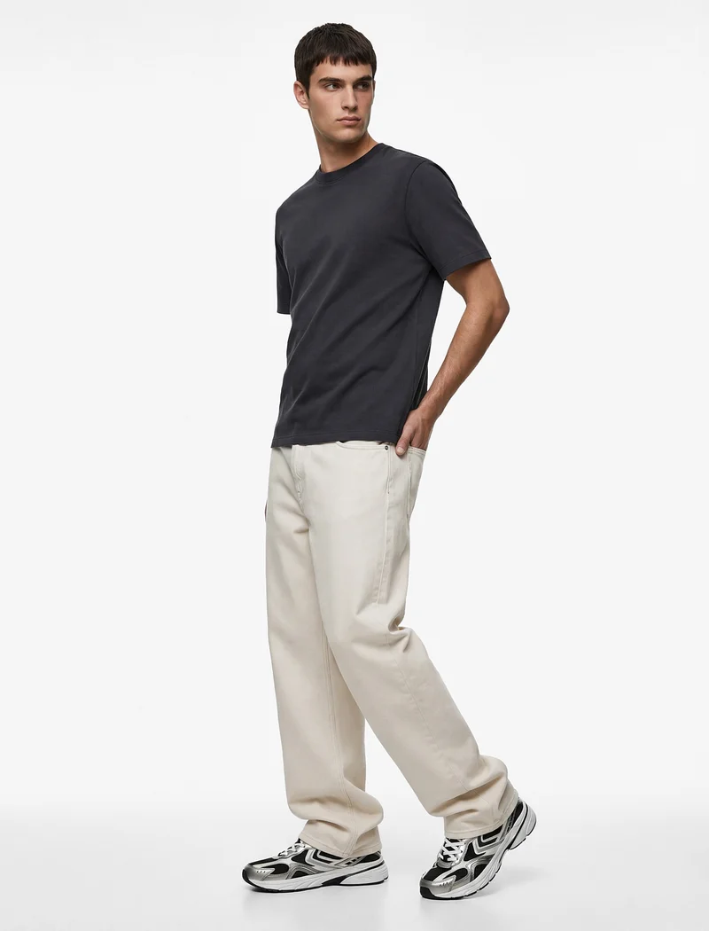 كوتون Crew Neck T-Shirt