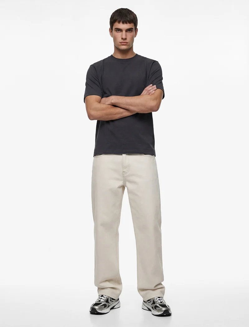 كوتون Crew Neck T-Shirt