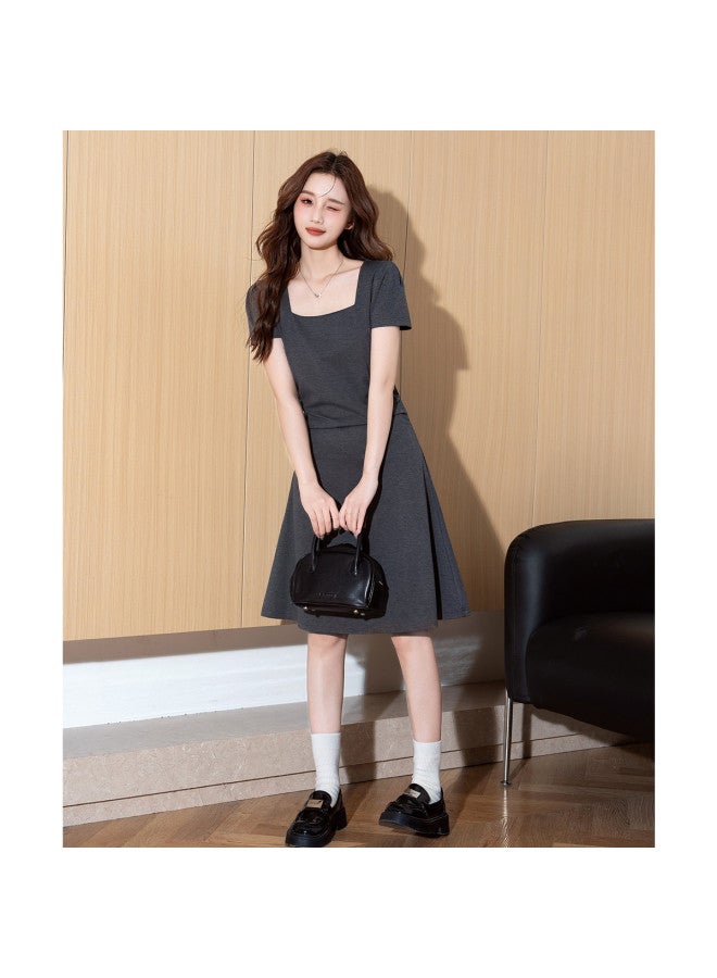 TonLion 2025 Summer Women's Waist-cinching Slimming Dress - Versatile Casual Fashion, Minimalist Office Wear, Trendy & Youthful - Image 4