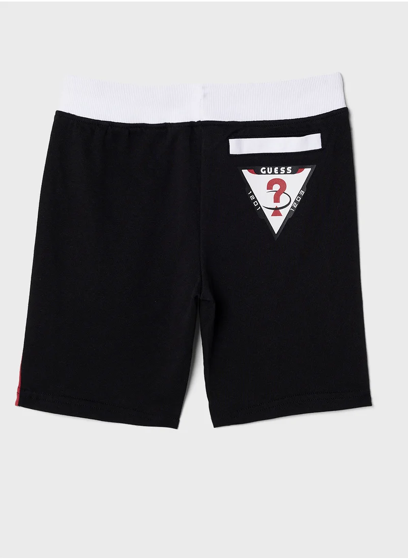 جس Kids Colourblock Active Shorts