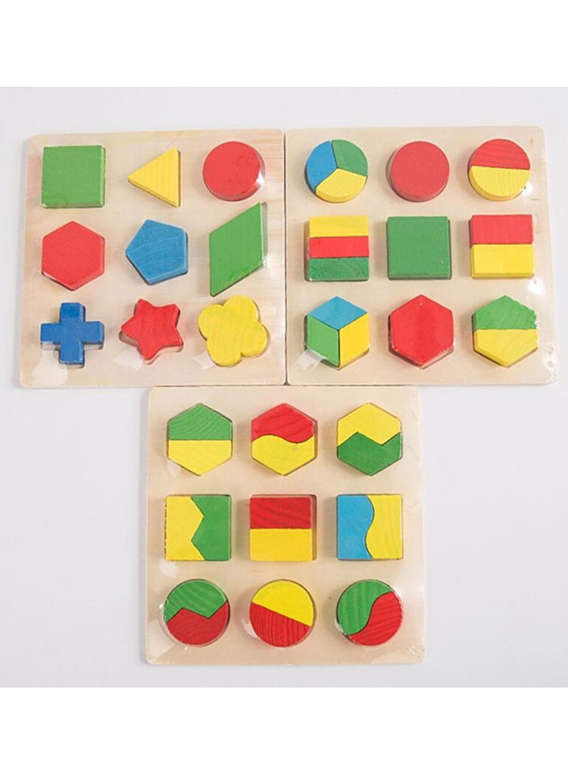 3d educational wooden blocks toy 3 in 1 - Image 2