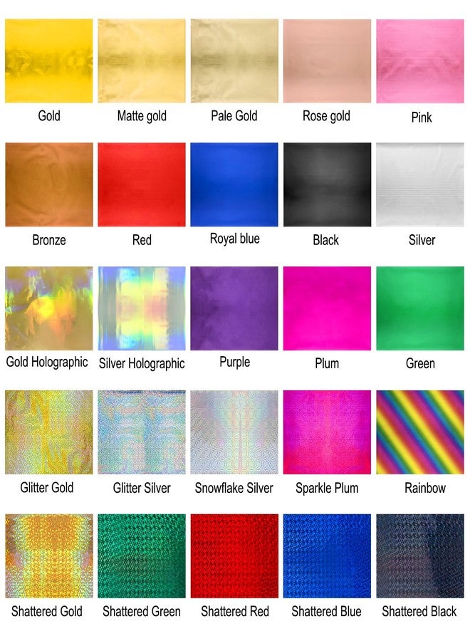 BAOFALI 100Pcs 7.9x11.4inch Toner Reactive Foil，Foil Paper for Toner Foiling Foil by Laser Printer and Laminator, for Scrapbooking Paper Crafts （ 25 Colors, 4 Sheets Per Color） - Image 2