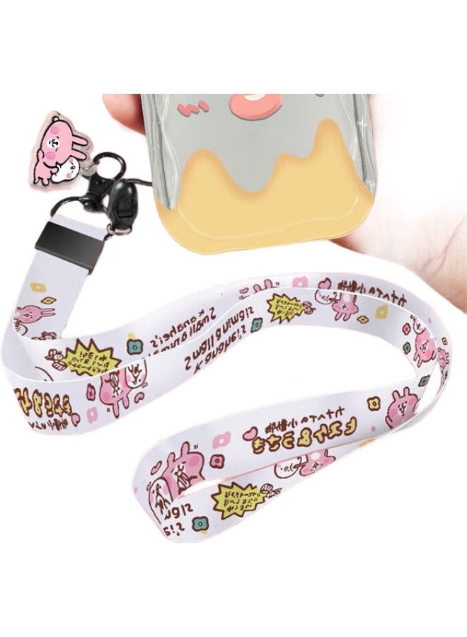Jiang Ming Jiangming Phone Lanyard Clip, Cute Cartoon Neck Strap, Phone Pendant, Lanyard, Usb Drive Holder, Id Card Holder, Work Badge Holder, Apple Huawei Wide Lanyard, Portable Anti-Loss Cord - Image 3