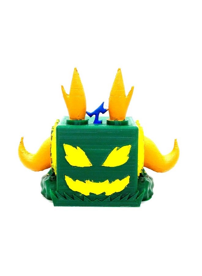 سيرو فاكهة CERO Dragon Blox - مثالية لأعياد الميلاد والهدايا مطبوعة بتقنية الطباعة ثلاثية الأبعاد ومطلية يدويًا (بلاستيك PLA أخضر) - Image 2
