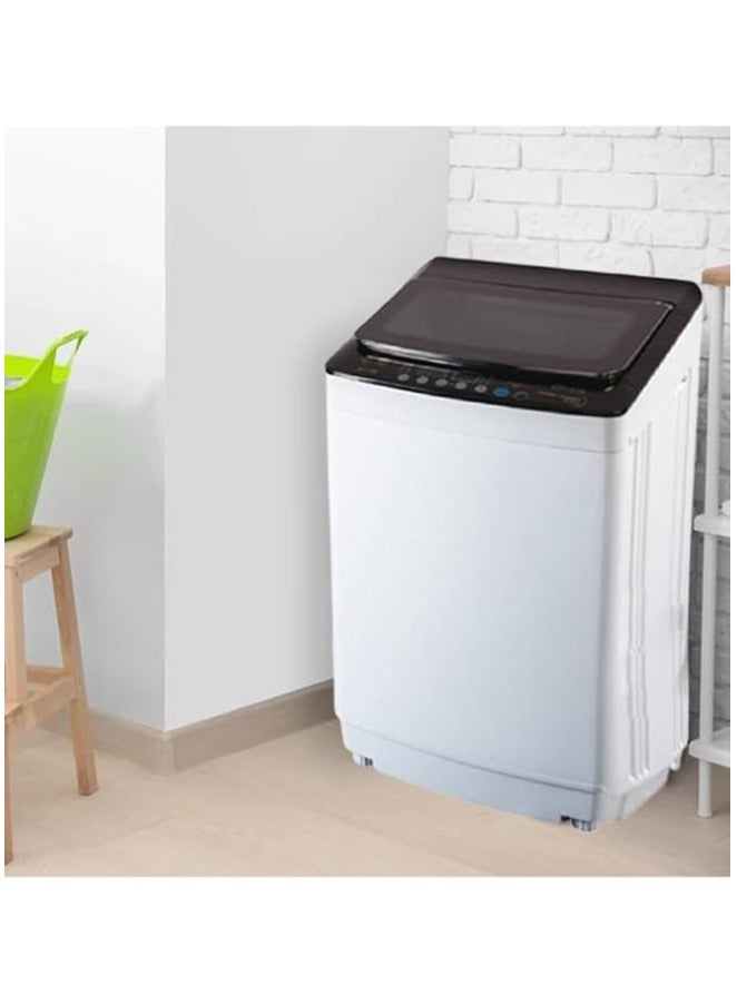 Arrow 9KG Top Loading Fully Automatic Washing Machine, Light Grey, 8 Programs, LED Display, Fuzzy Control, Child Lock, Tempered Glass Lid, Aluminum Motor | Model No: RO-10TLT - Image 5