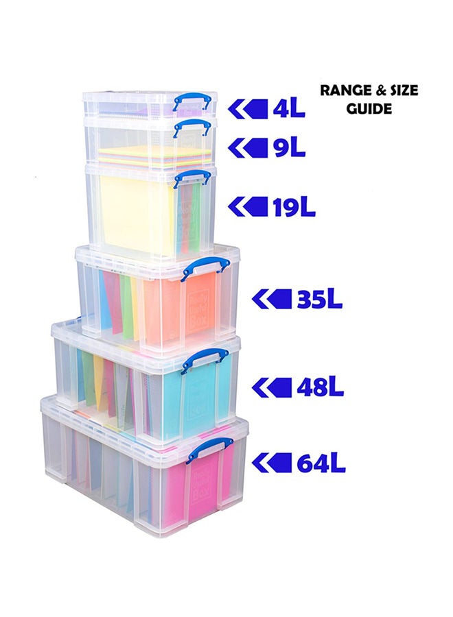 Really Useful 9 Litre Plastic Storage Box, Clear Storage Container, Home Organization, Stackable Storage, Space-saving Storage Box, Multi-purpose Container - Image 5