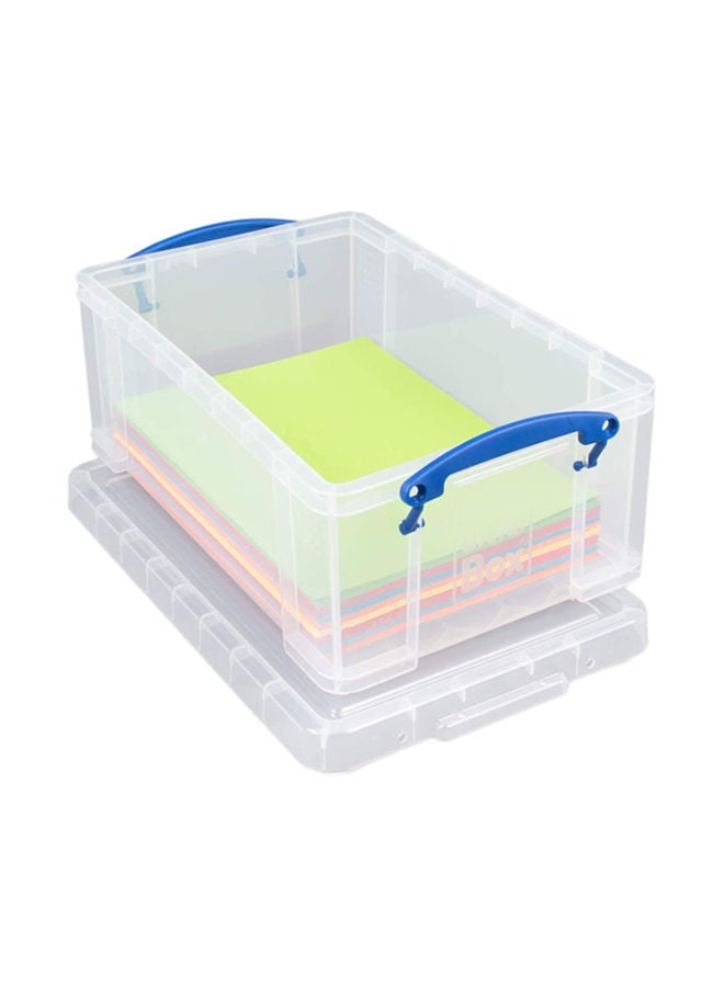 Really Useful 9 Litre Plastic Storage Box, Clear Storage Container, Home Organization, Stackable Storage, Space-saving Storage Box, Multi-purpose Container - Image 4