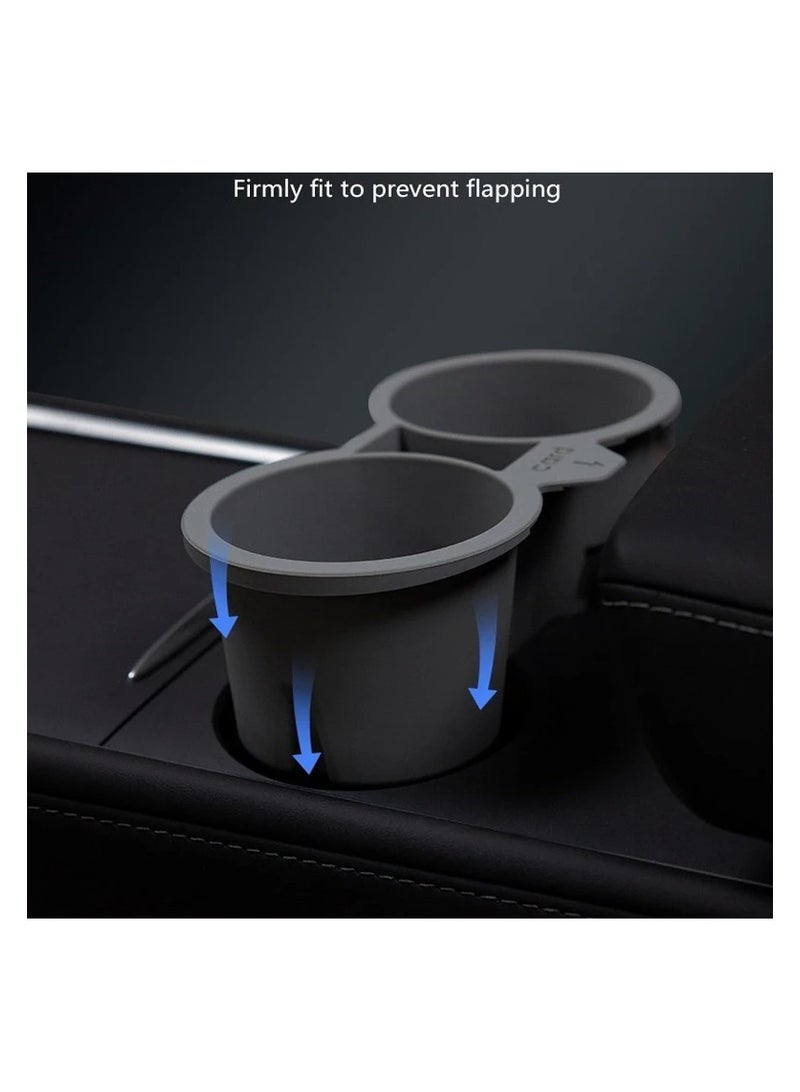 AROAQ Cup Holder for Tesla Model 3 2023 Interior Accessories Center Console Anti-Slip Silicone Phone Holder - Image 5