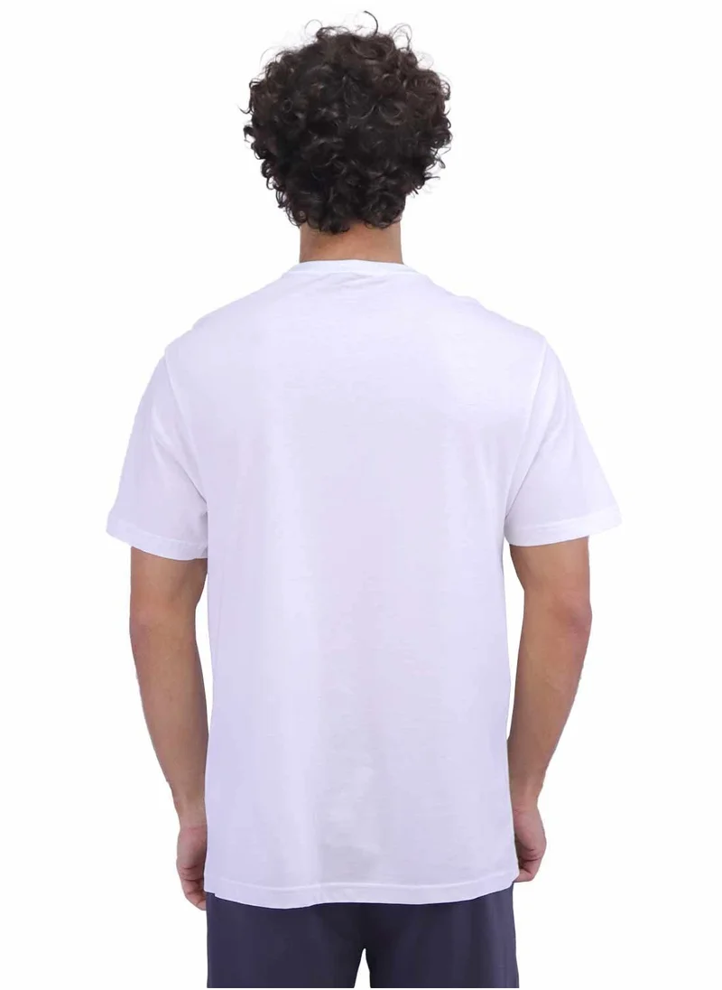 جيوردانو Men's Singnature T-Shirt - White