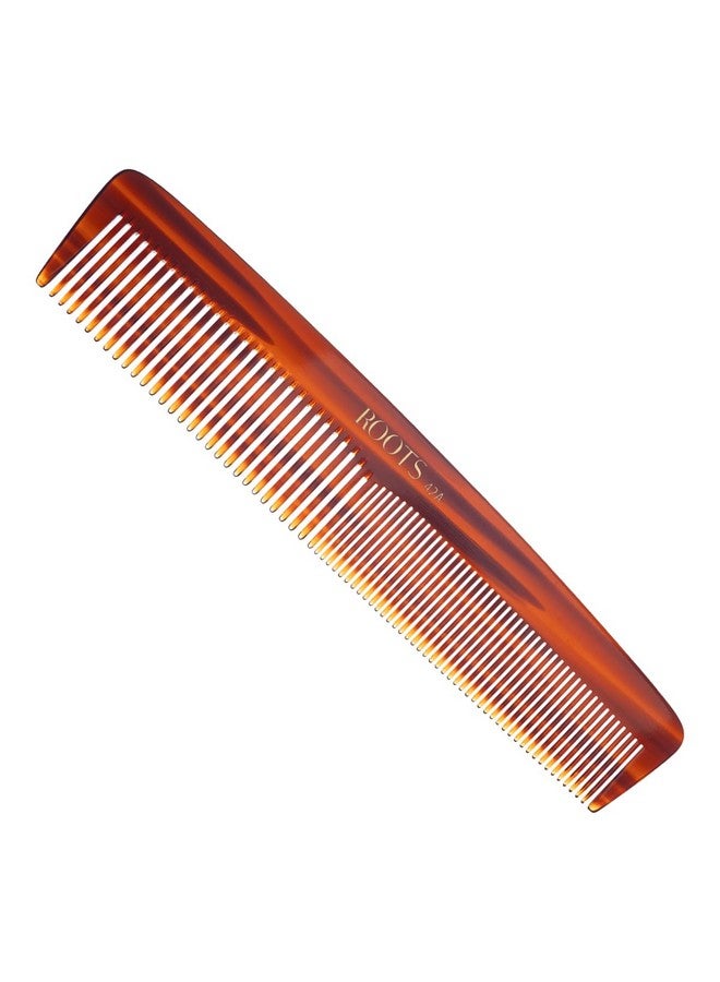 Roots - Classic Brown Dressing Comb - Hair Comb For Men And Women - Style Your Hair Hassle-Free - Light Weight For Healthy & Stylish Hair - Pack Of 1- Module No.42A - Image 1