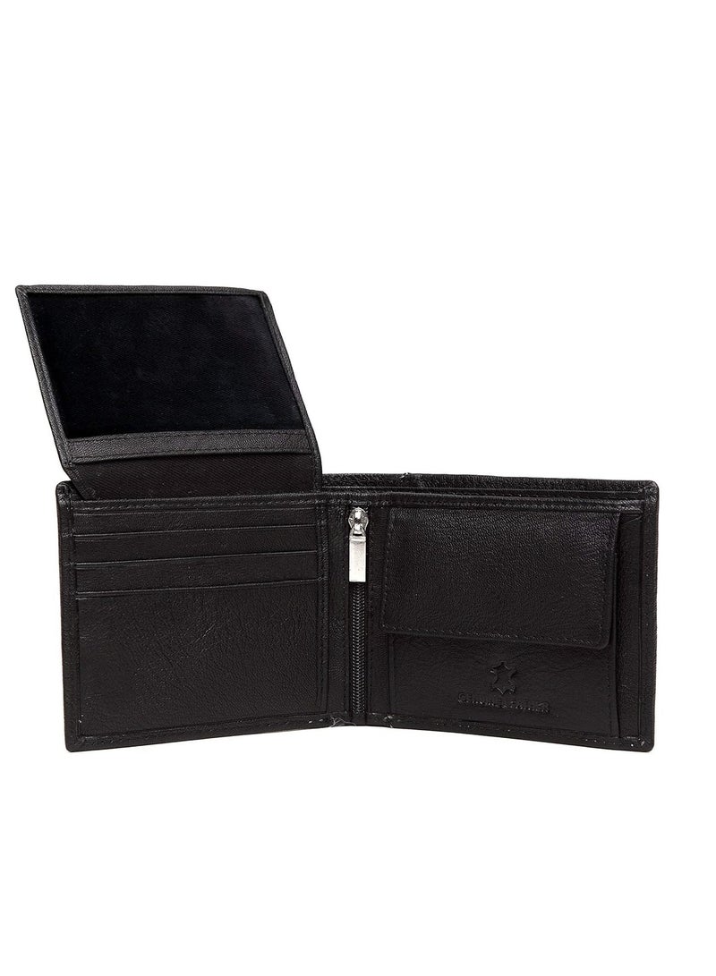 Wildhorn Black Leather Men's Wallet (WH1255)  - Image 3