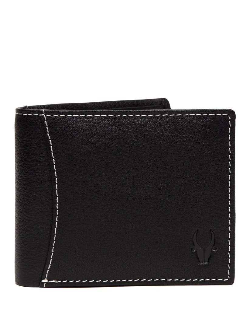 Wildhorn Black Leather Men's Wallet (WH1255)  - Image 1