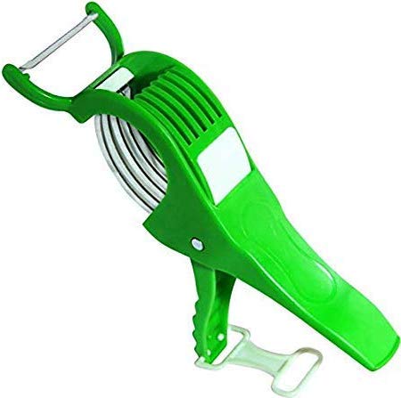 SHEEJAI Vegetable Cutter & Peeler with 5 Stainless Steel Blades in one Product (Set of Two) Combo Pack. - Image 4