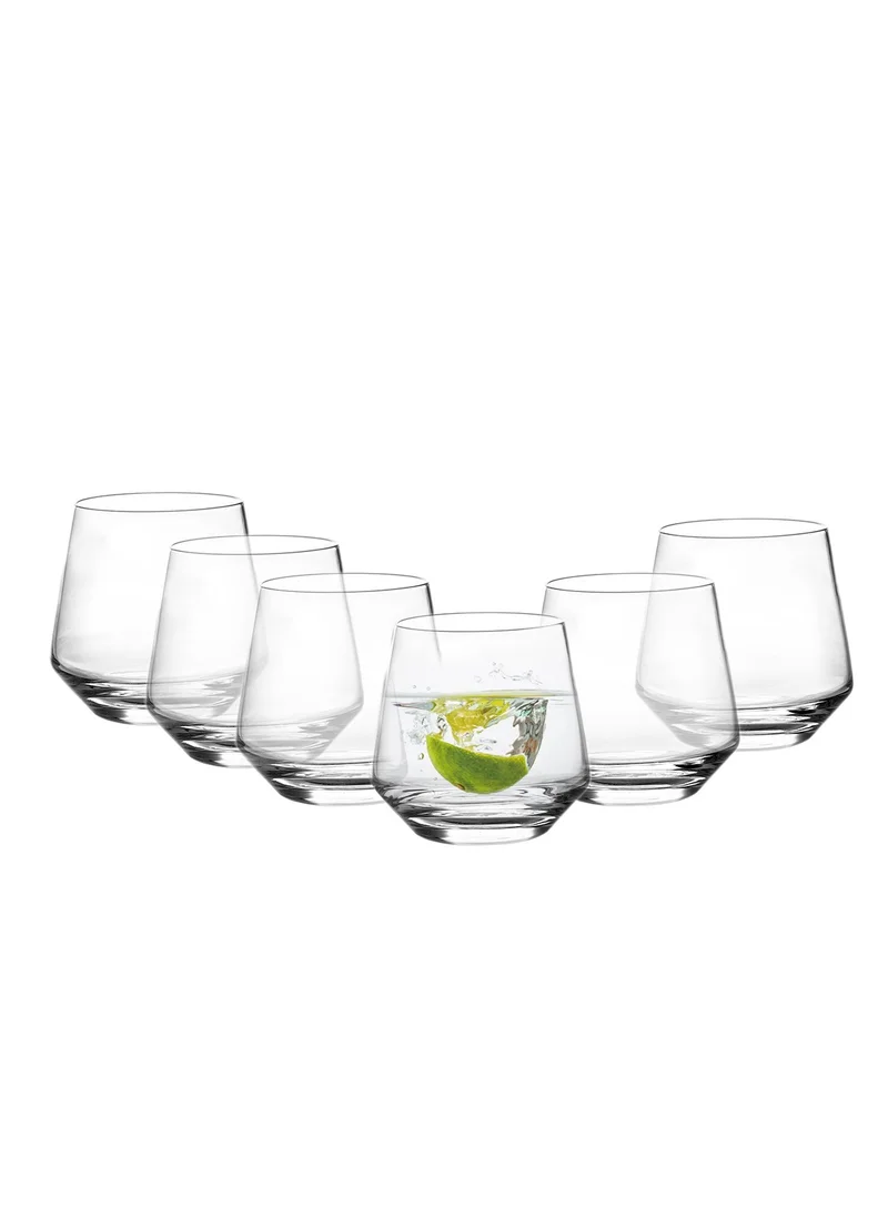 كويزين أرت Cuisine Art Yuva Glass Set, 400ml, Transparent, 6 Pieces