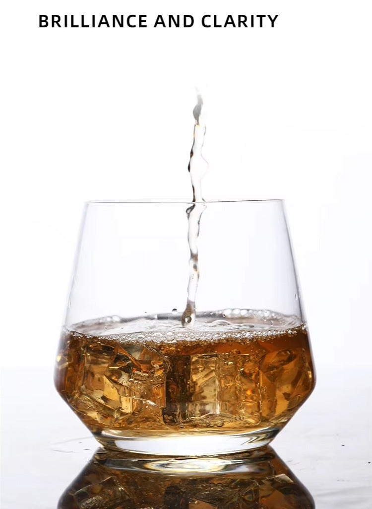 Cuisine Art Yuva Glass Set, 400ml, Transparent, 6 Pieces - Image 3