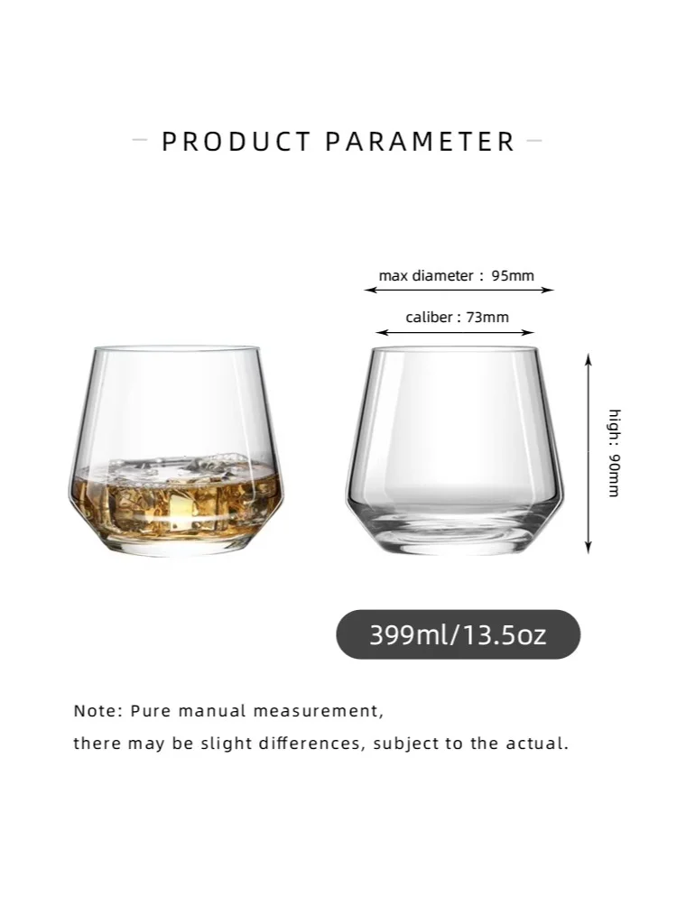 Generic Cuisine Art Yuva Glass Set, 400ml, Transparent, 6 Pieces