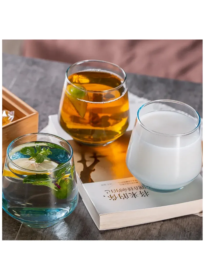 Generic Cuisine Art Yuva Glass Set, 400ml, Transparent, 6 Pieces