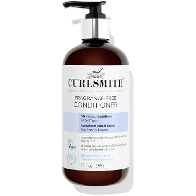 CURLSMITH FRAGRANCE-FREE CONDITIONER 12 OZ | GENTLY DETANGLES, SOFTEN AND SMOOTHS HAIR FOR SILKY CURLS - Image 2