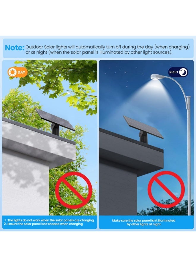 عربست أضواء شمسية في الهواء الطلق ، 240 LED 3000LM استشعار الحركة أضواء في الهواء الطلق مع البعيد ، IP65 ضوء الفيضانات الشمسية المقاومة للماء للخارج ، الغسق إلى الفجر ضوء الجدار للمراج ، الفناء ، الفناء ، حزمتين - Image 2