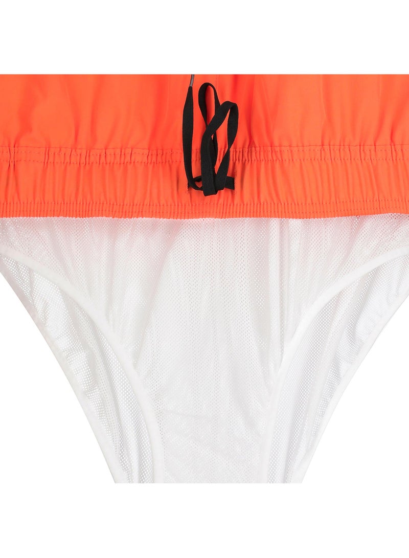 Termit Men's Beach Shorts Orange – Swimming Fabric, Quick-Drying, Chlorine Resistant, Adjustable Waistband, 2 Pockets for Outdoor Comfort - Image 4