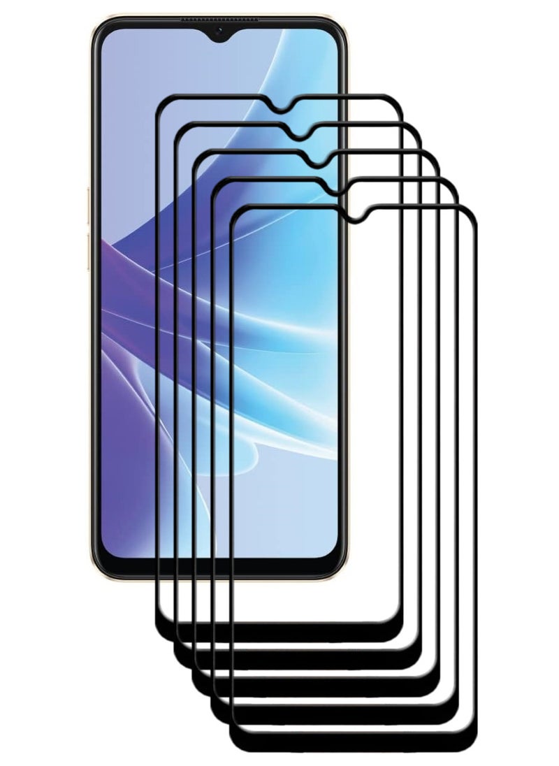 ACLIX 5 Pieces Antistatic ESD Dustproof Premium Quality High Definition Tempered Glass Screen Protector Designed For Oppo A77s - Image 1