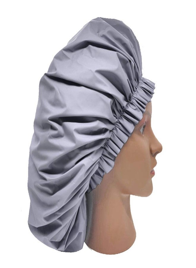 ELEBOX Premium Collection Super Jumbo Shower Cap Grey - Image 5