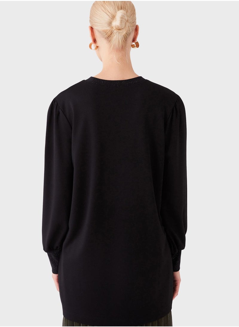 LC WAIKIKI - Crew Neck Oversized Tunic - Image 1