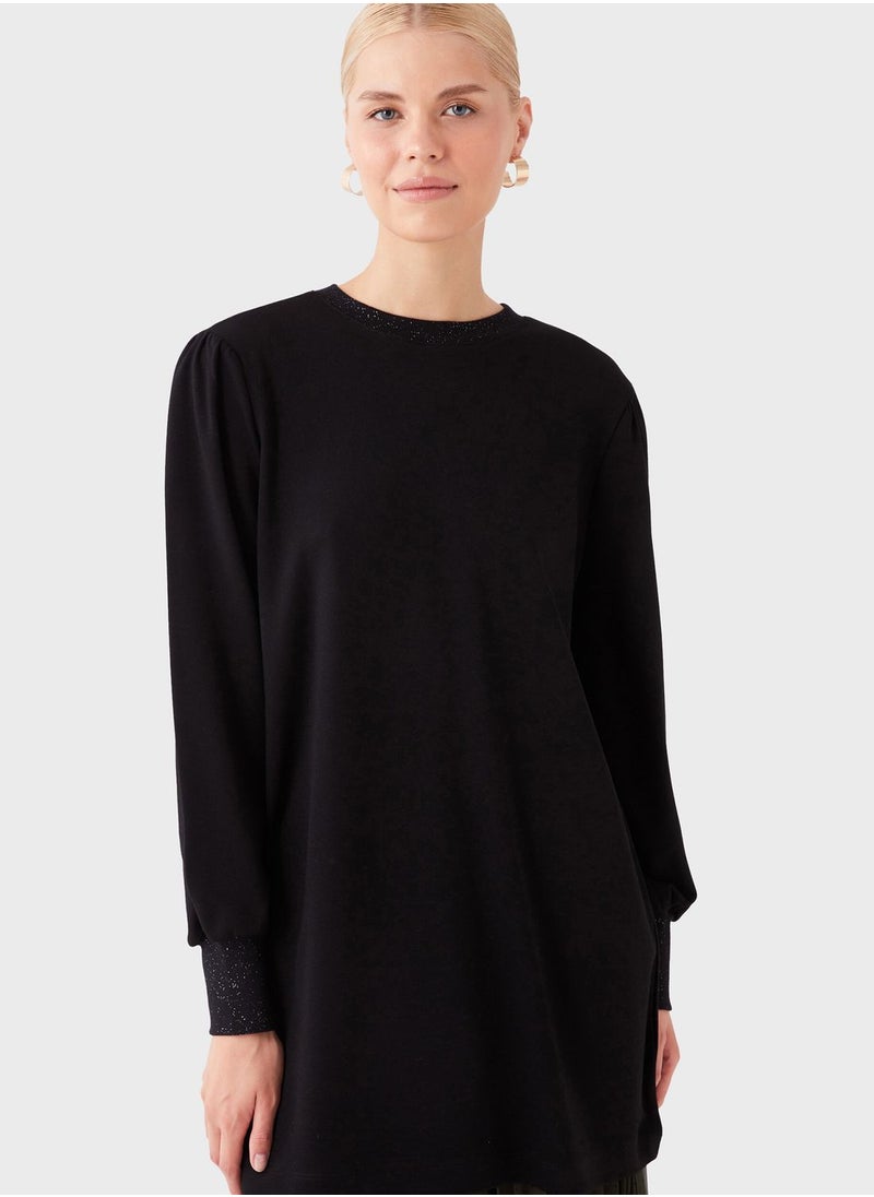 LC WAIKIKI - Crew Neck Oversized Tunic - Image 1