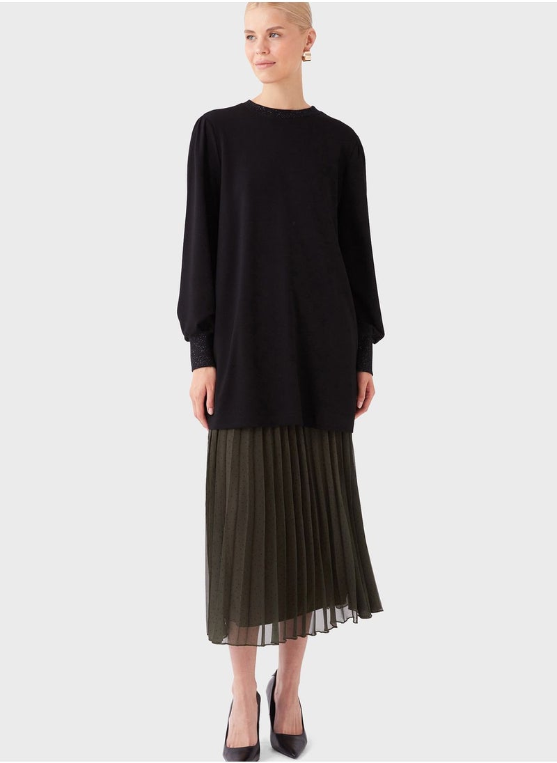 LC WAIKIKI - Crew Neck Oversized Tunic - Image 1