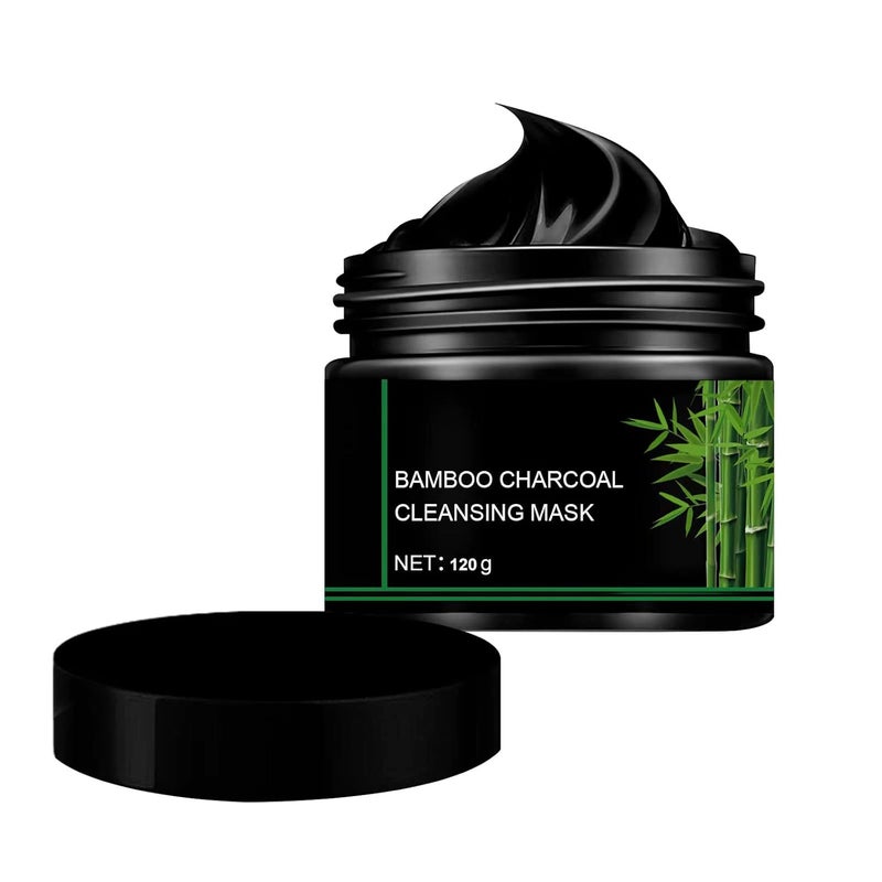 Blackhead Remover Mask Peel Off Face Mask Bamboo Charcoal Peel Off Black Mask Deep Cleansing Facial Mask Facial Purifying and Clean Blackhead Face Nosefor All Skin Types 120g