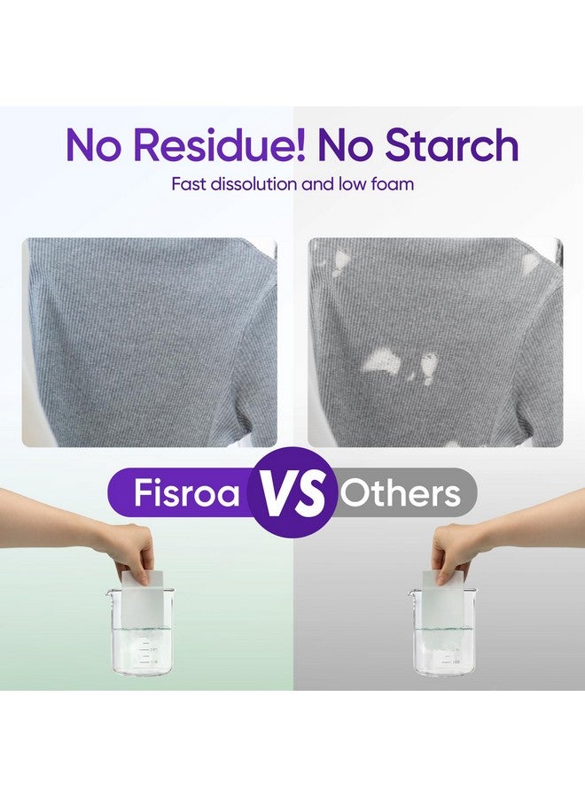 Fisroa Lavender Laundry Detergent Sheets Travel Eco-friendly 300 Loads Fisroa Clothes Washing Detergent Sheets Plastic-Free Washer Strips Liquidless Laundry Strips Tablet - Image 4