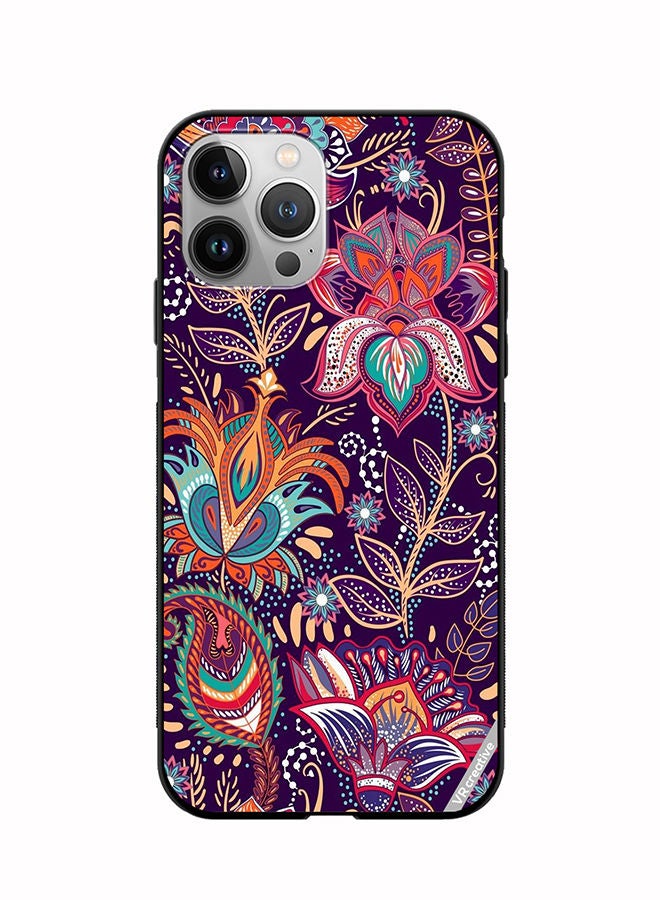 VR CREATIVE Protective Case Cover For Apple iPhone 12 Pro Max Flower Design Multicolour - Image 1