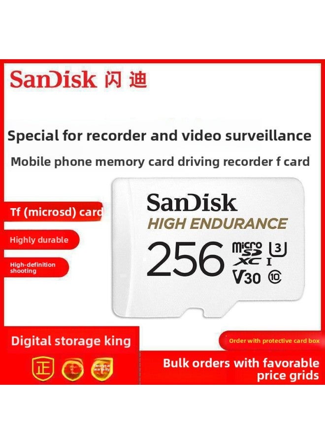 For Sandi TF Card 32G 64G 128G 256G High Speed U3 Mobile Phone Driving Recorder A2 Memory Card-Color:512gb-Capacity:Default