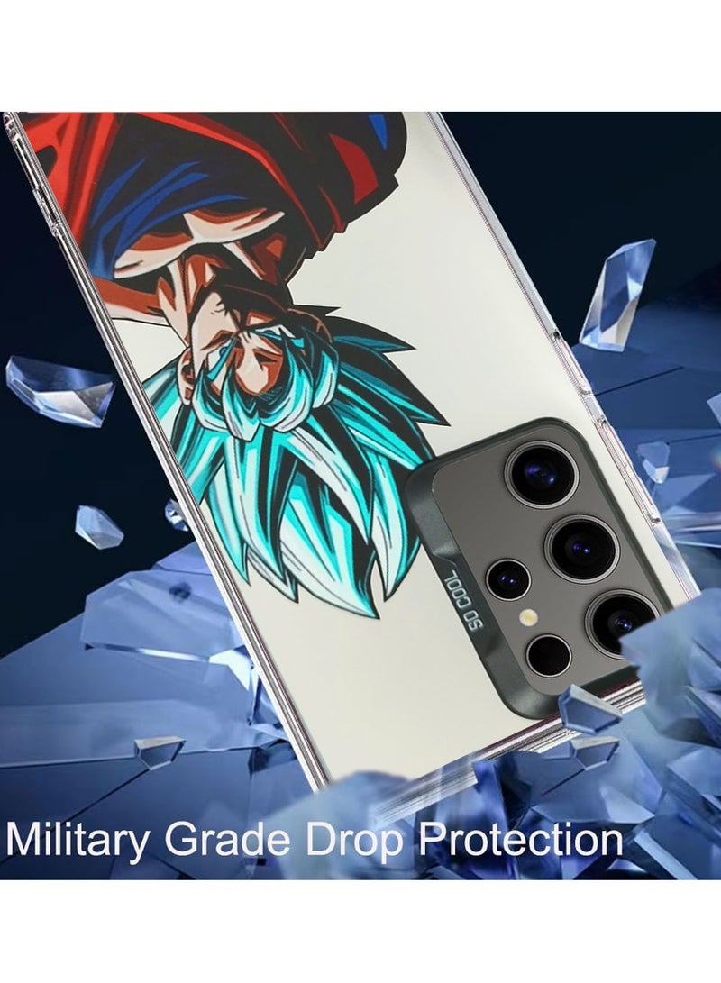 Wtech SO COOL Series Light Refrative Silicone Protective Raised Camera Lips Bazel Case Cover For Samsung Galaxy S24 Ultra 5G 2024 Silver/Red - Image 2