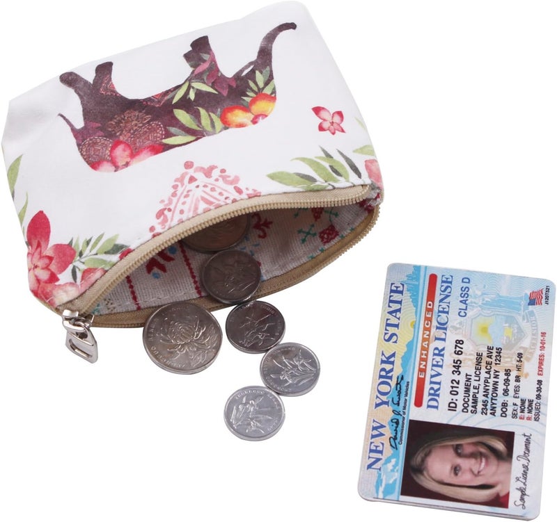 ARRIZO Women and Girls Cute Fashion Coin Purse Wallet Bag Change Pouch Key Holder - Image 5