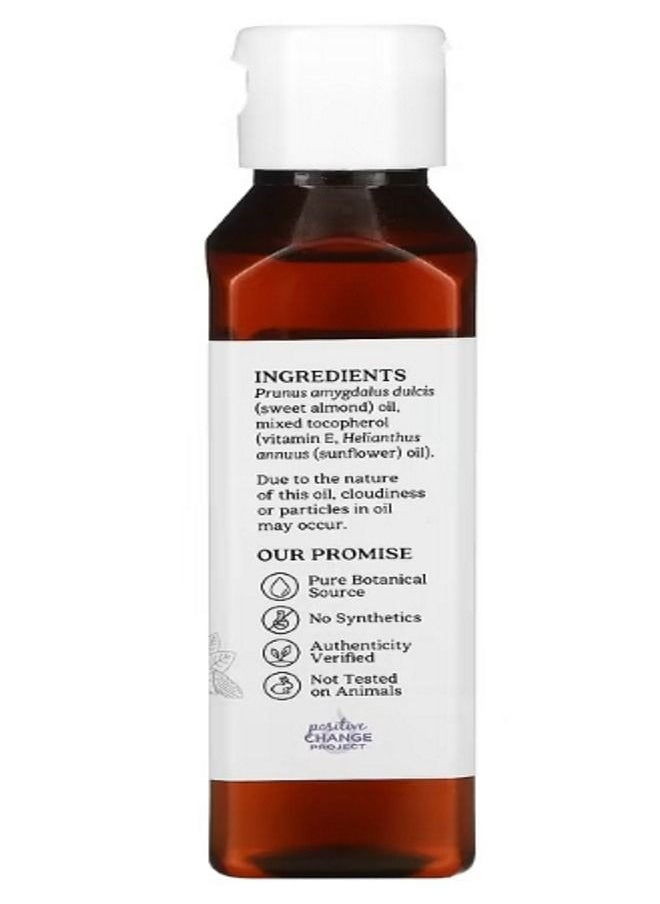 Aura Cacia Skin Care Oil Sweet Almond 4 fl oz 118 ml  - Image 2