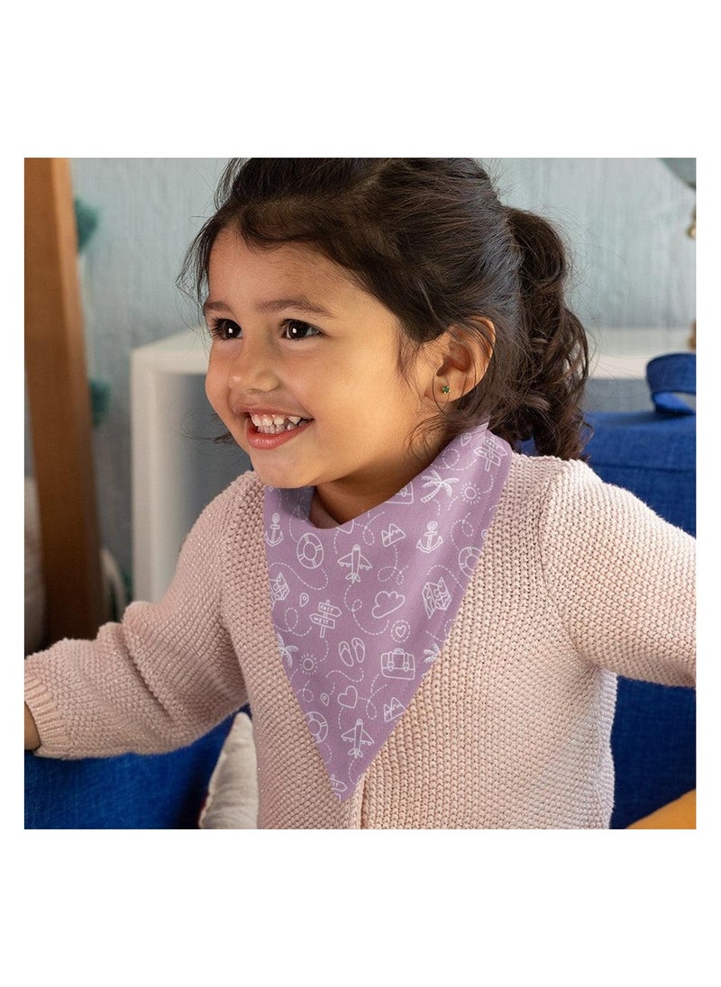 بولكاتوتس مريلة باندانا من Polka Tots - Little Travel  - Image 5
