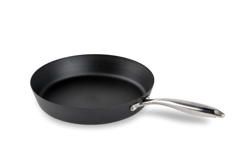 NUTRION NUTRION Chef Special Light Weight Blue Carbon Steel Frying Pan Like Cast Iron but Better Professional Cookware Induction Compatible 30 cm - Image 2