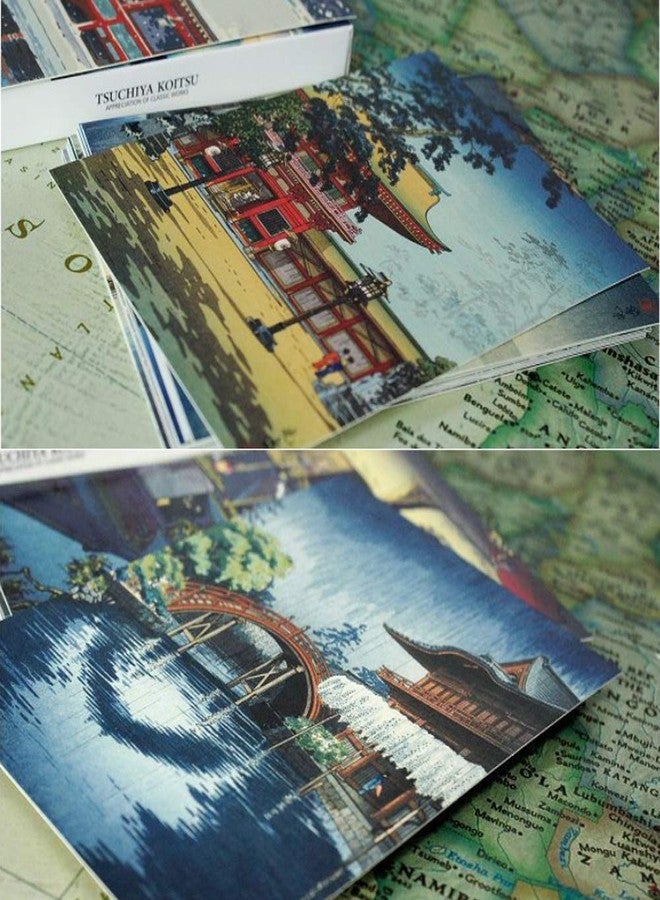HOSTEESSCHOICE Beautiful Art Postcards set of 30 Tsuchiya Koitsu Post card variety pack Famous Painting Scenery - Image 4