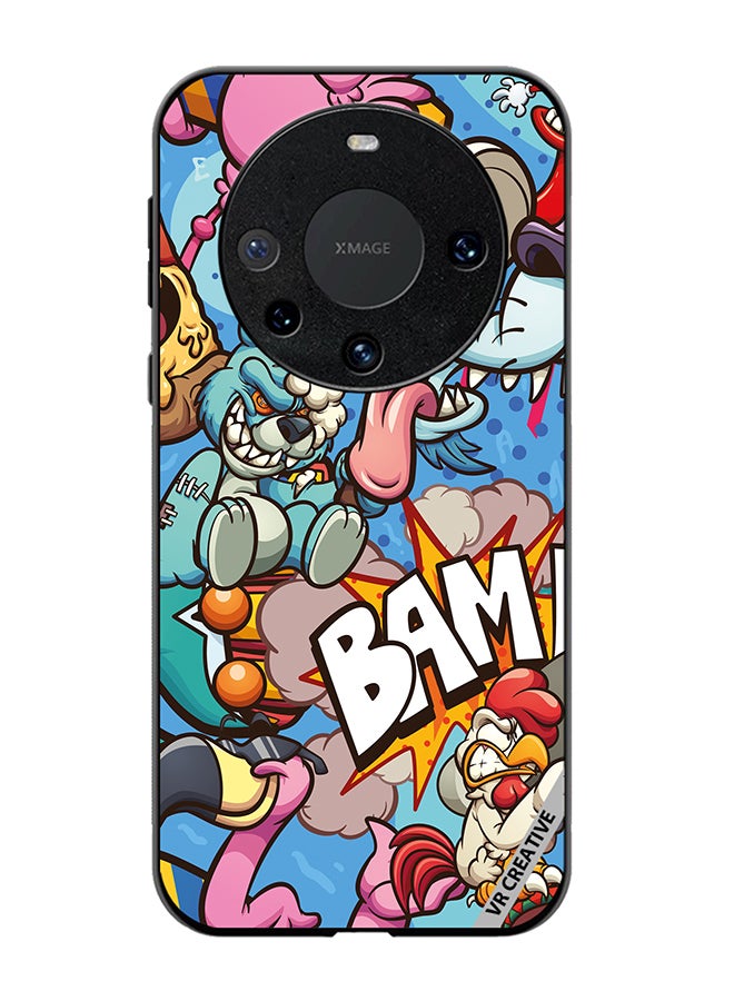 VR CREATIVE Protective Case Cover For Huawei Mate 60 Pro Cartoon Design Multicolour - Image 1
