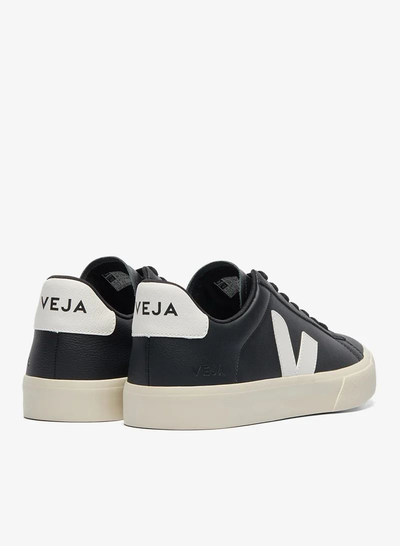 VEJA BLACK WHITE Campo Bold Lace-Up Sneakers for Women | Best Price UAE