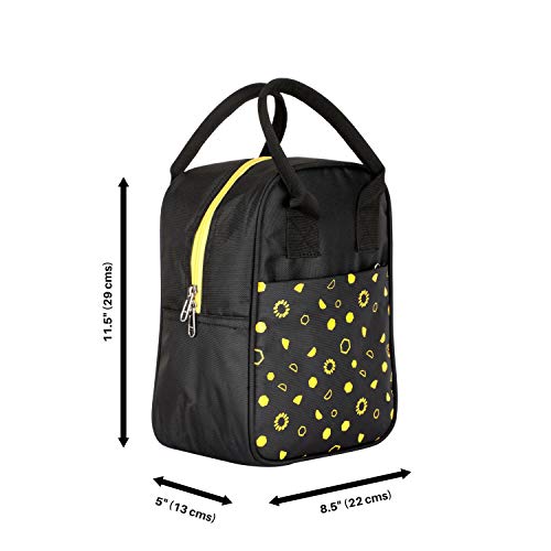 999 Lunch Bags (Yellow) Branded Carry on Tote for School Office Picnic Travel Camping Outdoor Pouch Holder Handbag Compact Heat Preservation Waterproof Meal Bag for Men Women and Kids - Image 4
