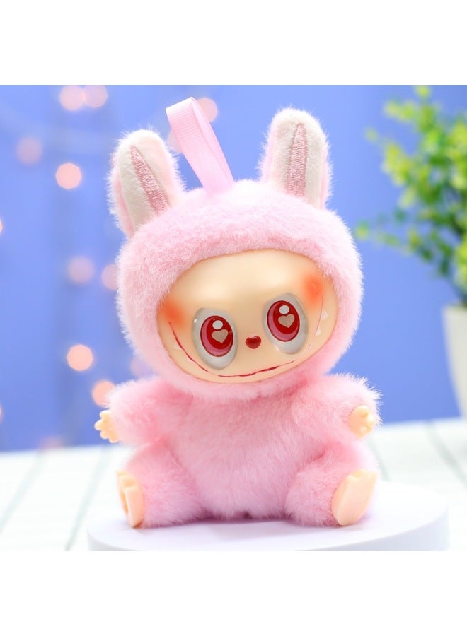 Explosions Cute Cute Silicone Rags Pendant Plush Toy Doll Schoolbag Hanging Keychain Grab Baby Batch-Specifications:Silicone Cloth Color Mix And Match Random One Weighs 70 Grams-Color:15cm  - Image 4