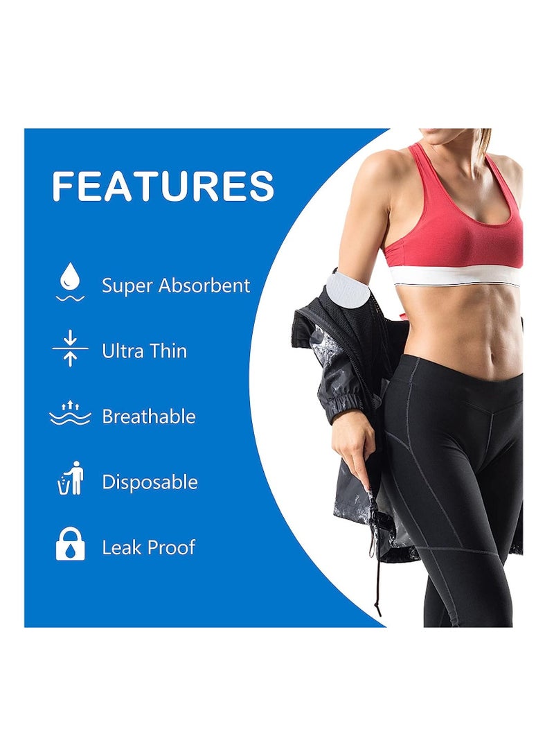 BLOOMING TIME Underarm Sweat Pads,(100 Packs)premium quality Fight Hyperhidrosis for Men and Women Comfortable Unflavored, Non Visible, Extra Adhesive, Disposable Non Sweat Armpit Protection  - Image 3