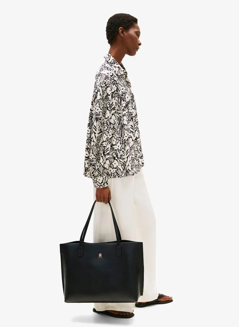 TOMMY HILFIGER Logo Detailed top handle Distinct Tote