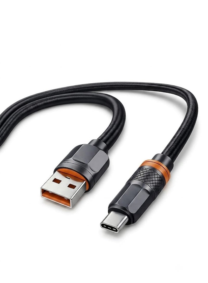 XP-904 USB to Type-C Fast Charging & Data Transfer Cable 1M High Speed Durable Flexible Anti-Tangle Charging Cable