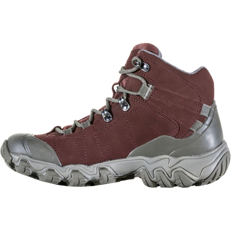 Oboz Women's Bridger Mid B-DRY Hiking Boot, Port, 8 - Image 1