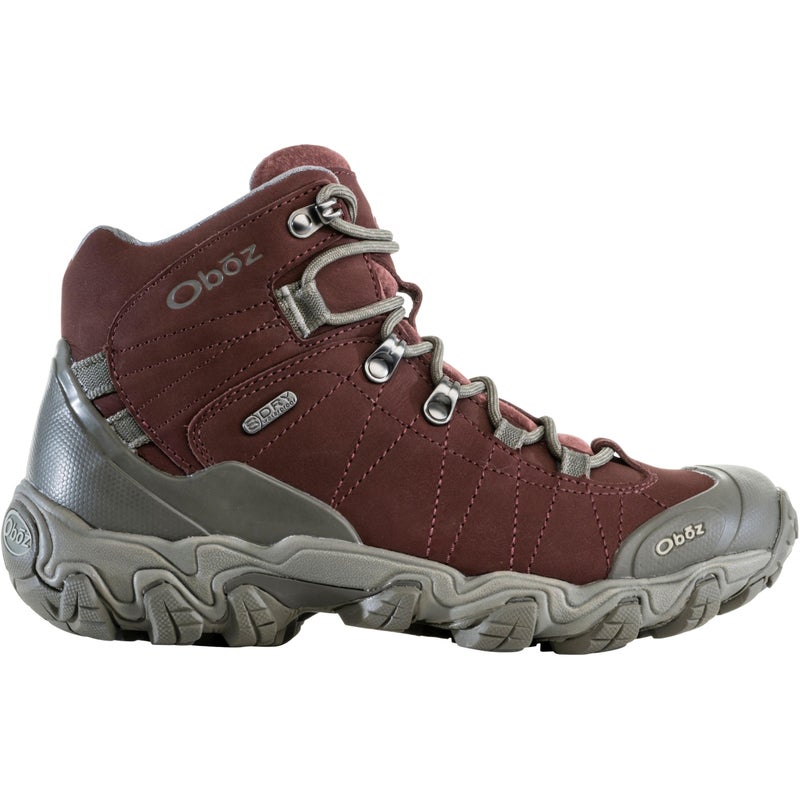 Oboz Women's Bridger Mid B-DRY Hiking Boot, Port, 8 - Image 2